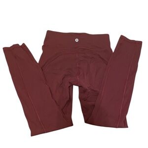 lululemon athletica Burgundy Leggings